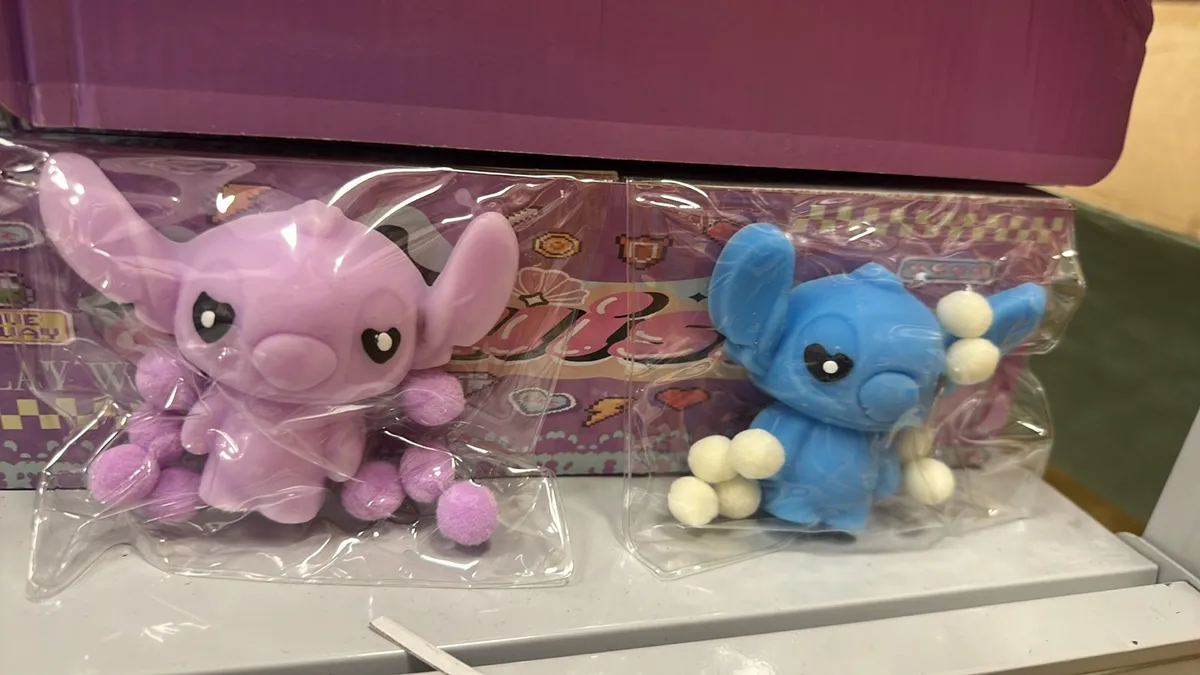 Maskotki Stitch Lilo fioletowa i niebieska pluszowa