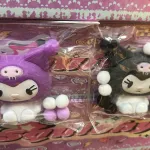 Zestaw figurek Squishy Kuromi Fioletowo-Czarny