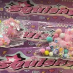 Squishy Różowy Unikorn z Kulkami Antystresowy