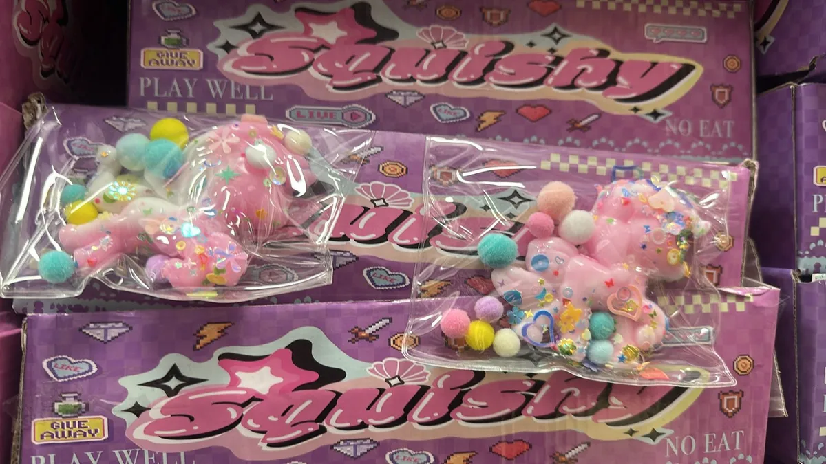 Squishy Różowy Unikorn z Kulkami Antystresowy