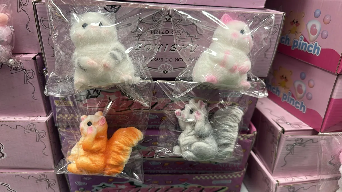 Squishy Gniotki Zwierząt Hello Kitty Biały Różowy Pomarańczowy