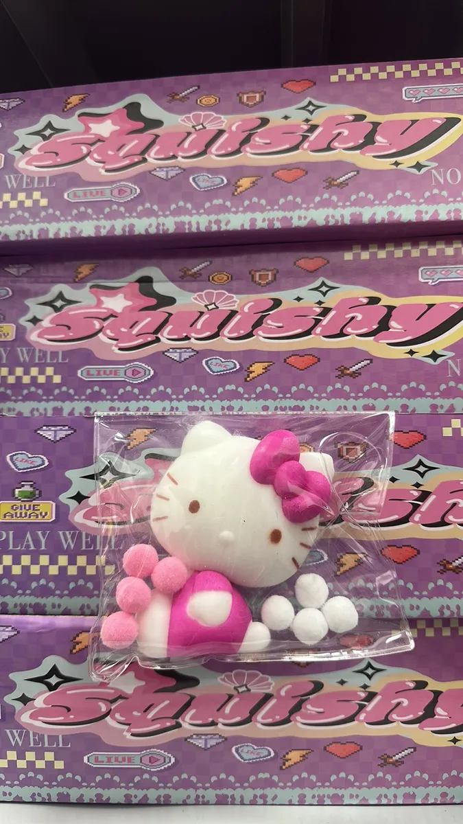 Squishy Hello Kitty Różowa Antystresowa