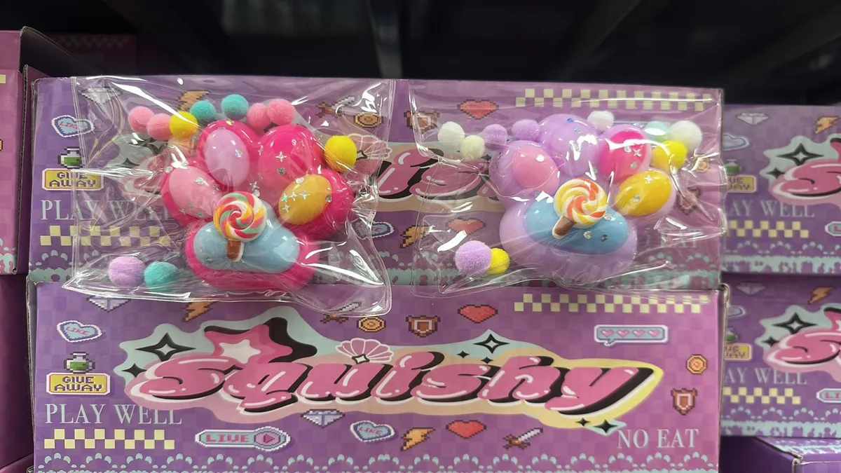 Squishy Łapy Łakocie Różowe Fioletowe Antystresowe