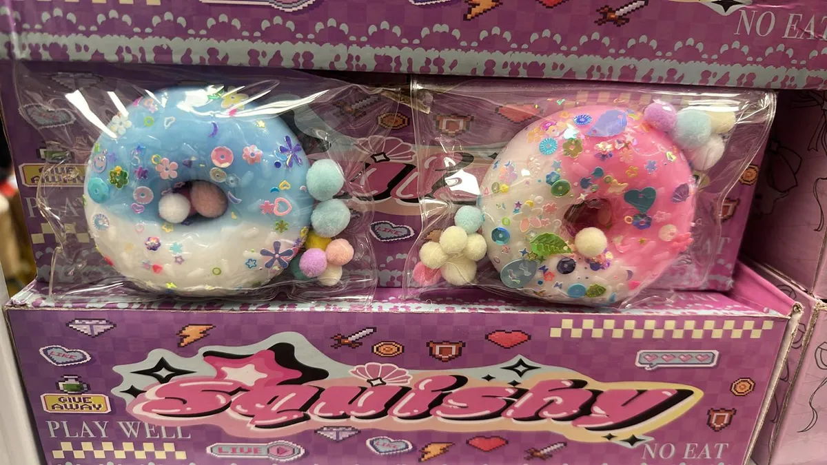 Squishy Donut Niebieski i Różowy Antystresowe