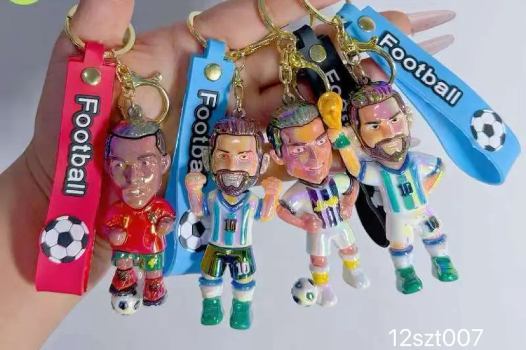 Brelok Zabawkowy Piłkarze Ronaldo Messi 12szt