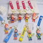 Breloki piłkarskie z figurkami piłkarzy 12 szt