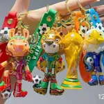 Brelok Zabawkowy FIFA World Cup Mix Kolorów