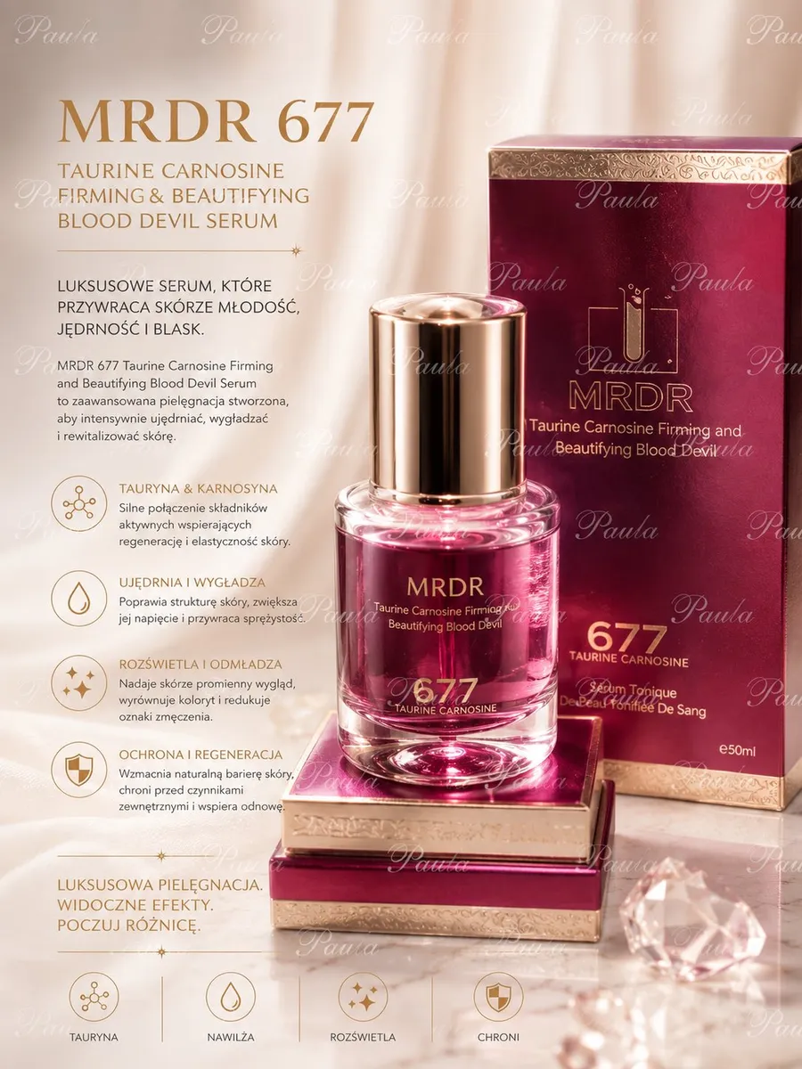 MRDR 677 Serum ujędrniające tauryna karnozyna 50ml