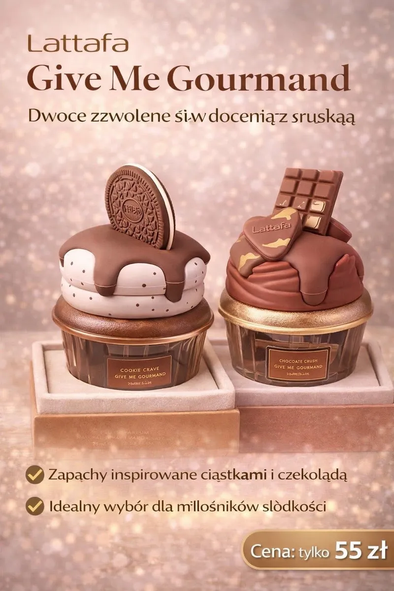 Lattafa Give Me Gourmand Cookie Crave Perfumy 25ml