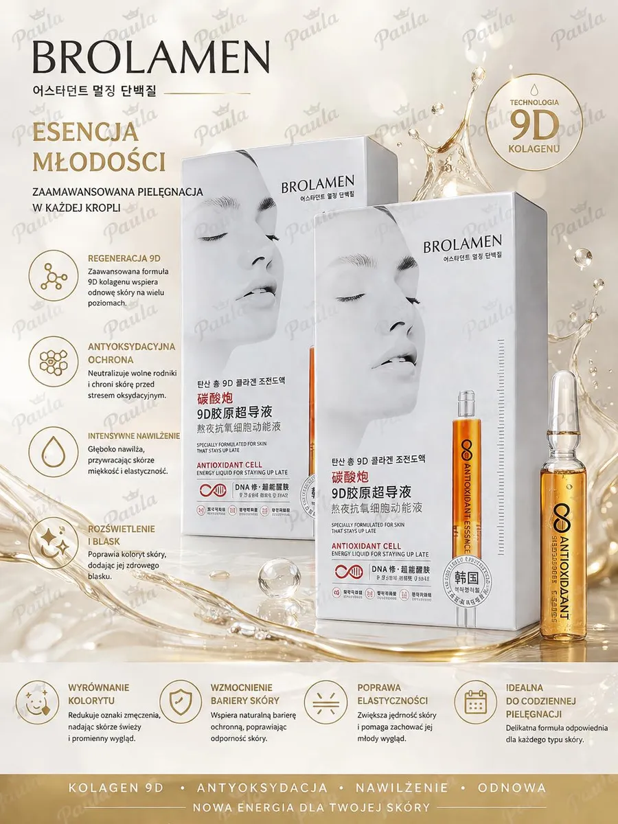 BROLAMEN Esencja Młodości Kolagen 9D Serum
