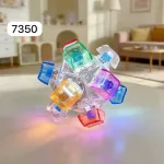 Spinner klikacz wielokolorowy przezroczysty