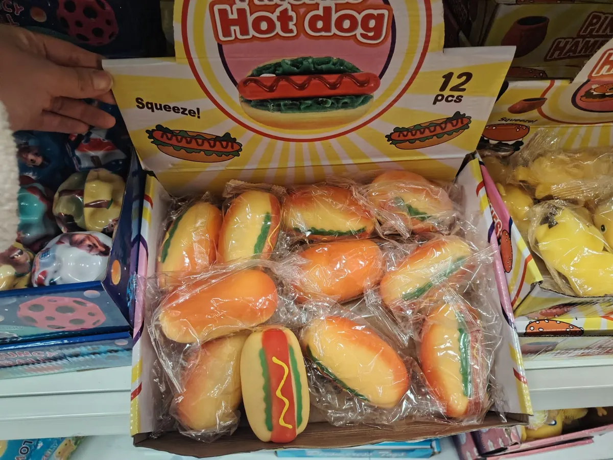 Gniotki Antystresowe Hot Dog Squeeze 12 szt
