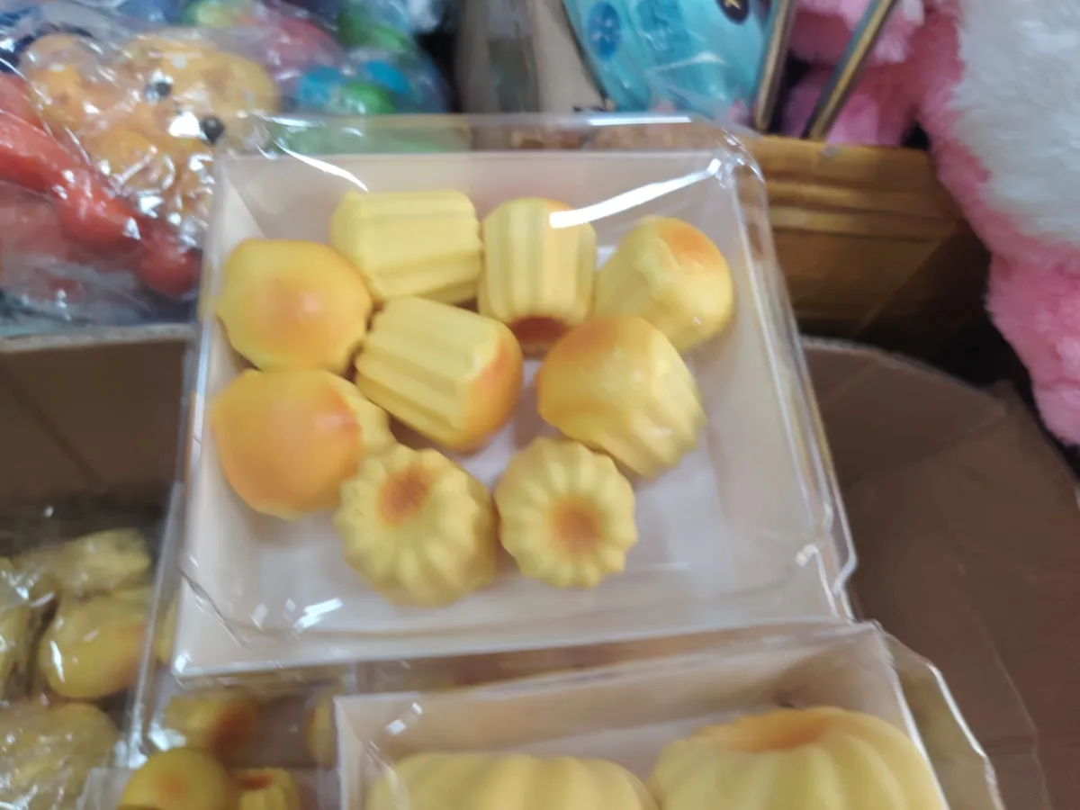 Gniotki Antystresowe Żółte Bułeczki Squeeze Toys