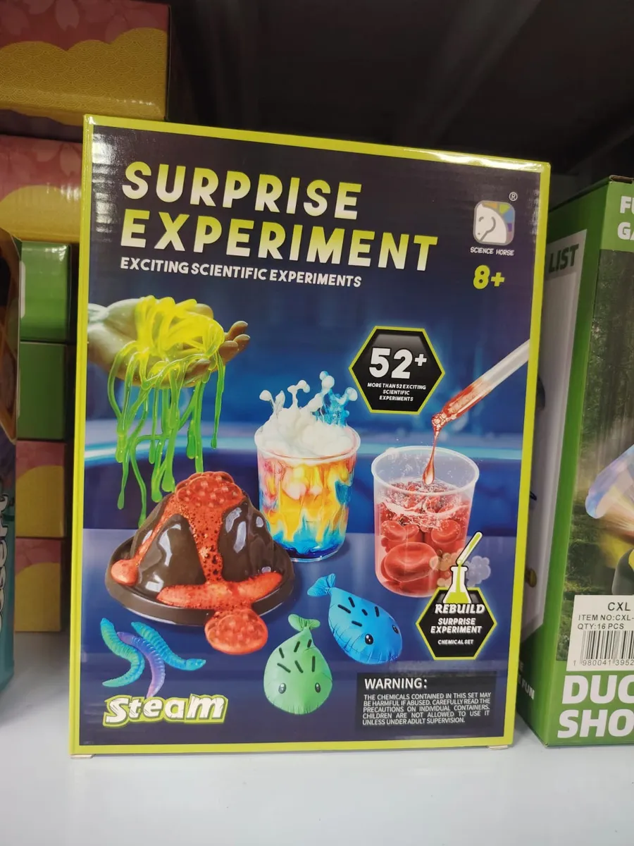 Surprise Experiment ScienceHorse Zestaw 52+ Eksperymenty STEAM 8+