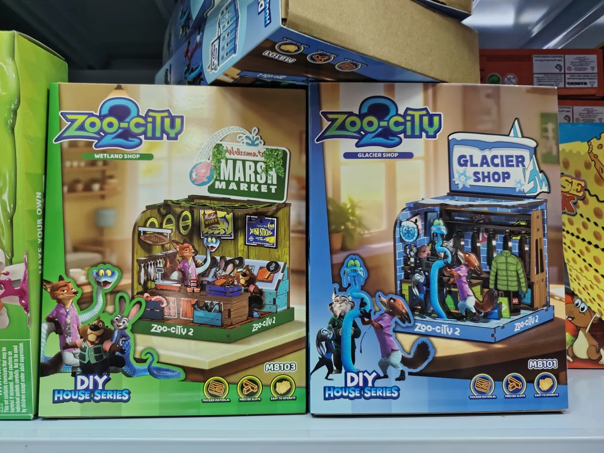 Zoo-City 2 DIY House Series Wetland Shop M8103