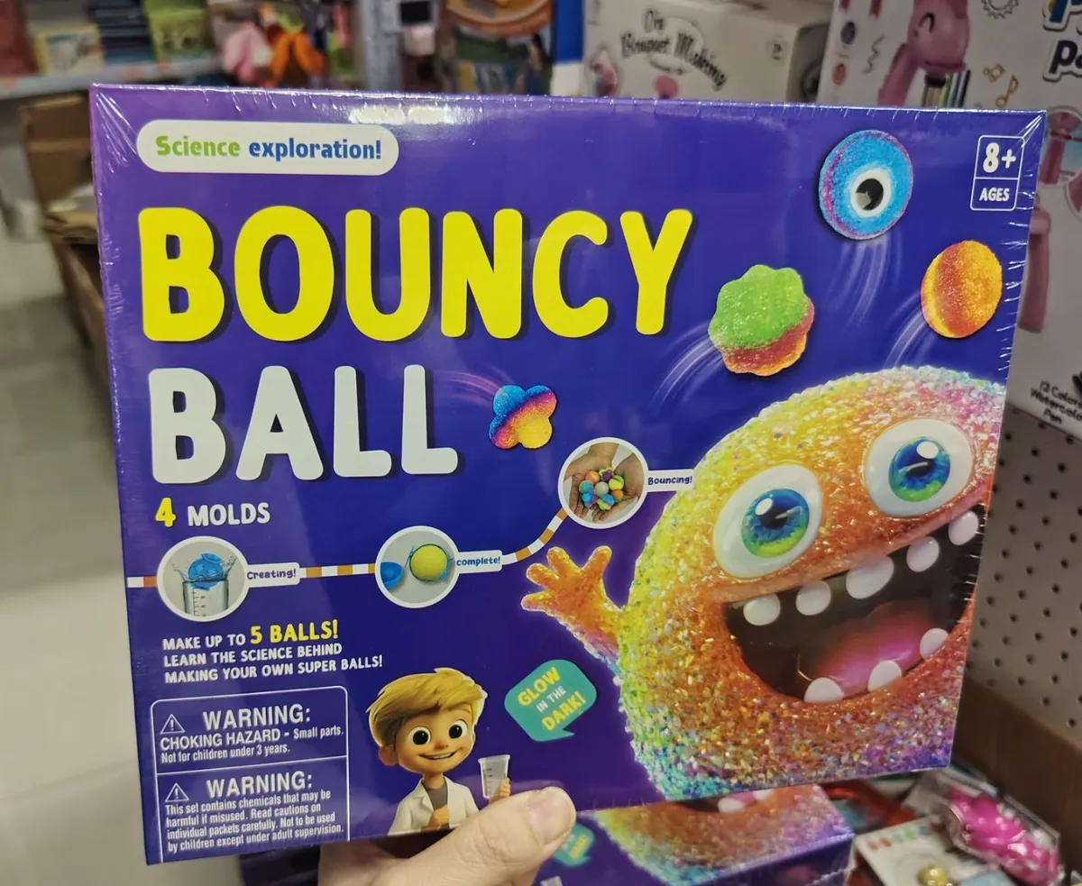 Zestaw Bouncy Ball 4 Formy Super Piłki 8+