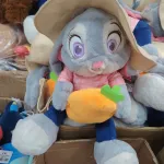 Pluszak Judy Hopps z marchewką 40cm szary