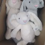 Pluszak Królik XL 60cm Beżowy i Szary
