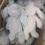 Pluszowy Królik Szary i Beżowy 26cm