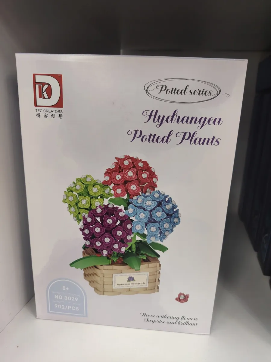 Zestaw 3D Hydrangea Potted Plants TEC Creators 902 szt.