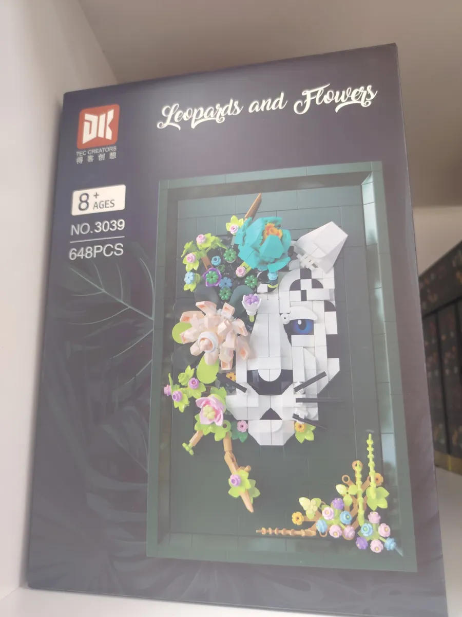 Zestaw klocków DK TEC Leopards and Flowers 648PCS