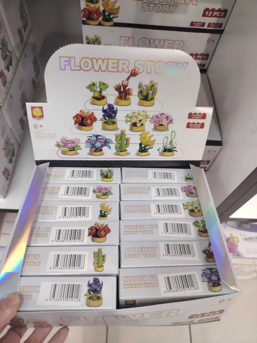 Zestaw klocków Flower Story 6+ roślinne figurki