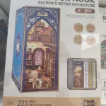 Układanka drewniana Book Nook Salton Retro Bookstore 223 el. 14+