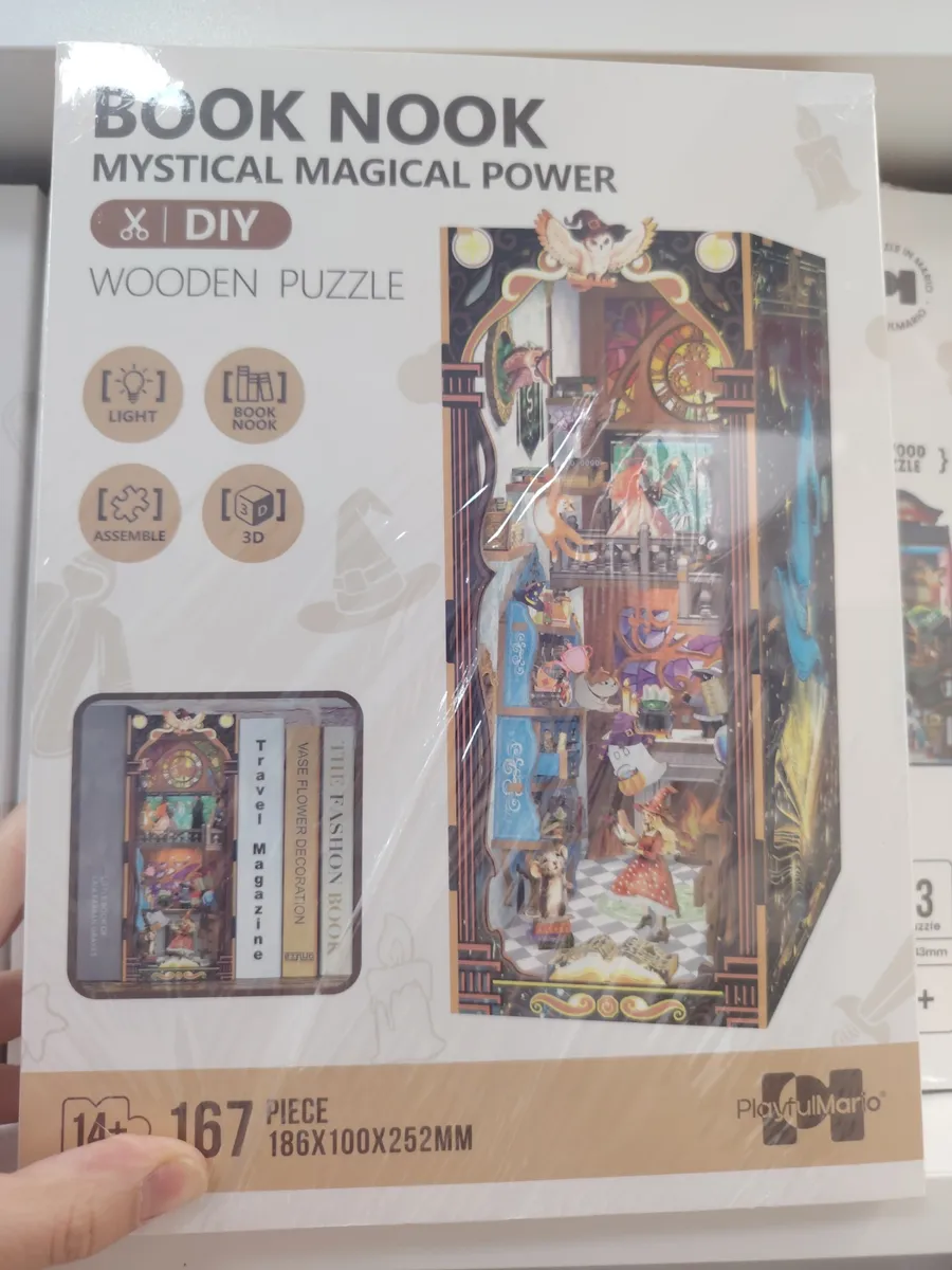 Book Nook Mystical Magical Power drewniana układanka 3D 167 elementów
