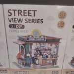 Zestaw DIY Wooden Puzzle Kawiarnia Street View 120 elementów
