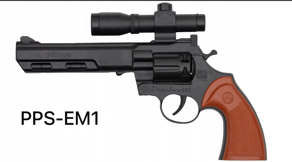 Pistolet na kulki B-Shooter Desert Eagle 383 czarny z celownikiem