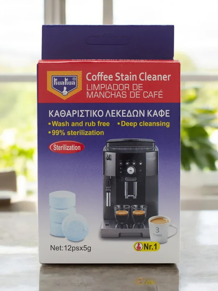 Tabletki musujące Huahua do czyszczenia ekspresów 12x5g