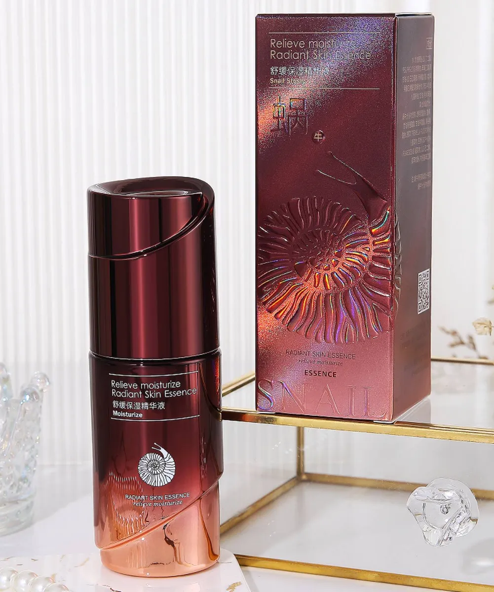 Esencja Snail Relieve Moisturize Radiant Skin Miedziano-czerwona