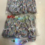 Świecący kabel USB do iPhone Lightning kolorowy