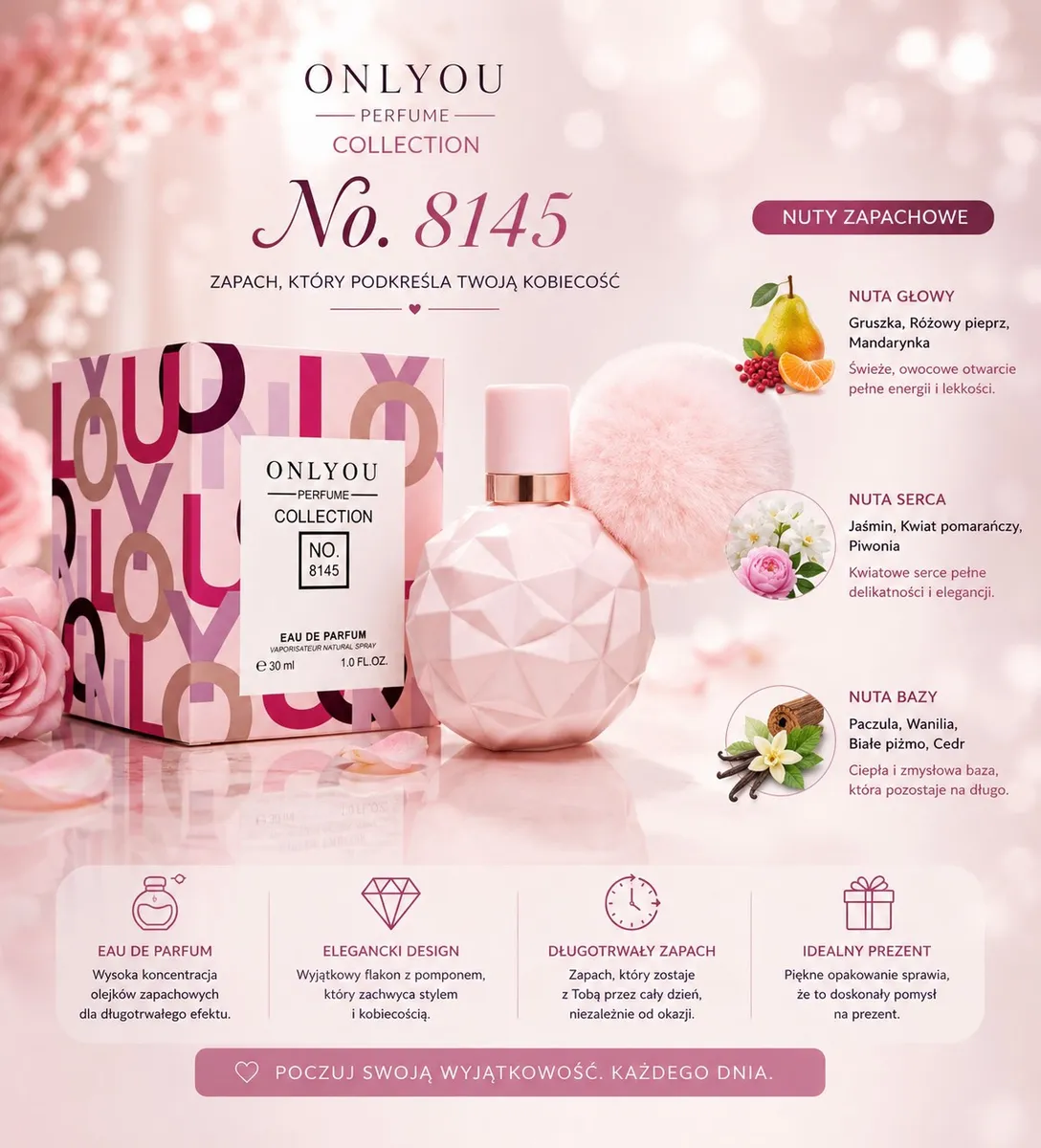 Perfumy Only You No. 8145 30ml Różowe Nuty Owocowe