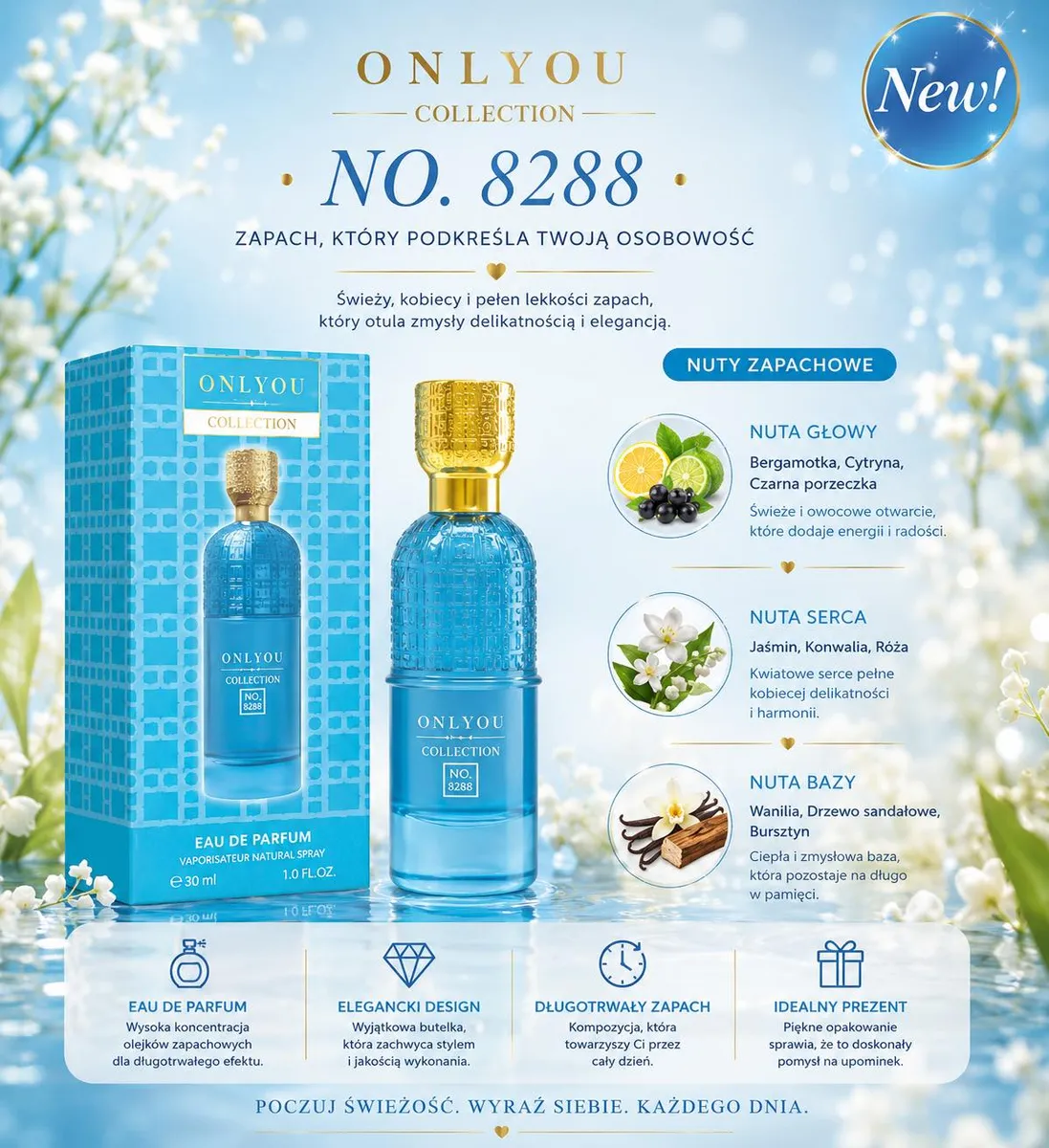 Perfumy Only You No. 828 30ml Nuty Cytrusowe