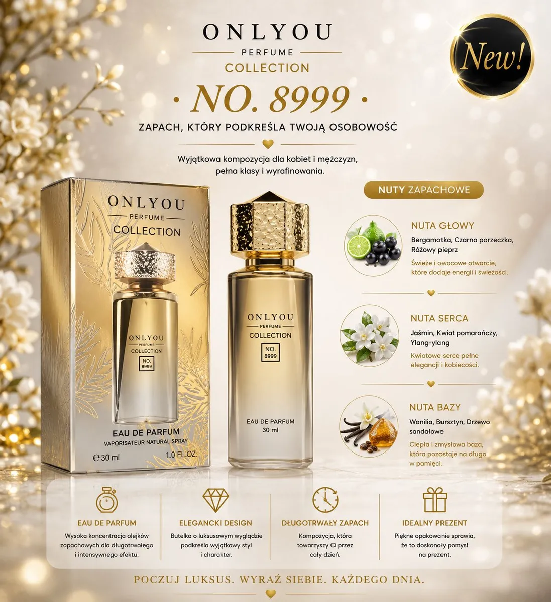 Perfumy OnlyYou No. 8999 Eau de Parfum 30ml