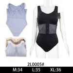 Bodys damski 2L0005# M/L/XL siateczka mesh