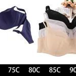 Biustonosz damski push-up granatowy beżowy czarny 75C-95C