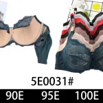 Biustonosz Koronkowy Push-up 85E-105E Wielokolorowy