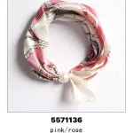 Chusta jedwabista różowa pink/rose 100% poliester