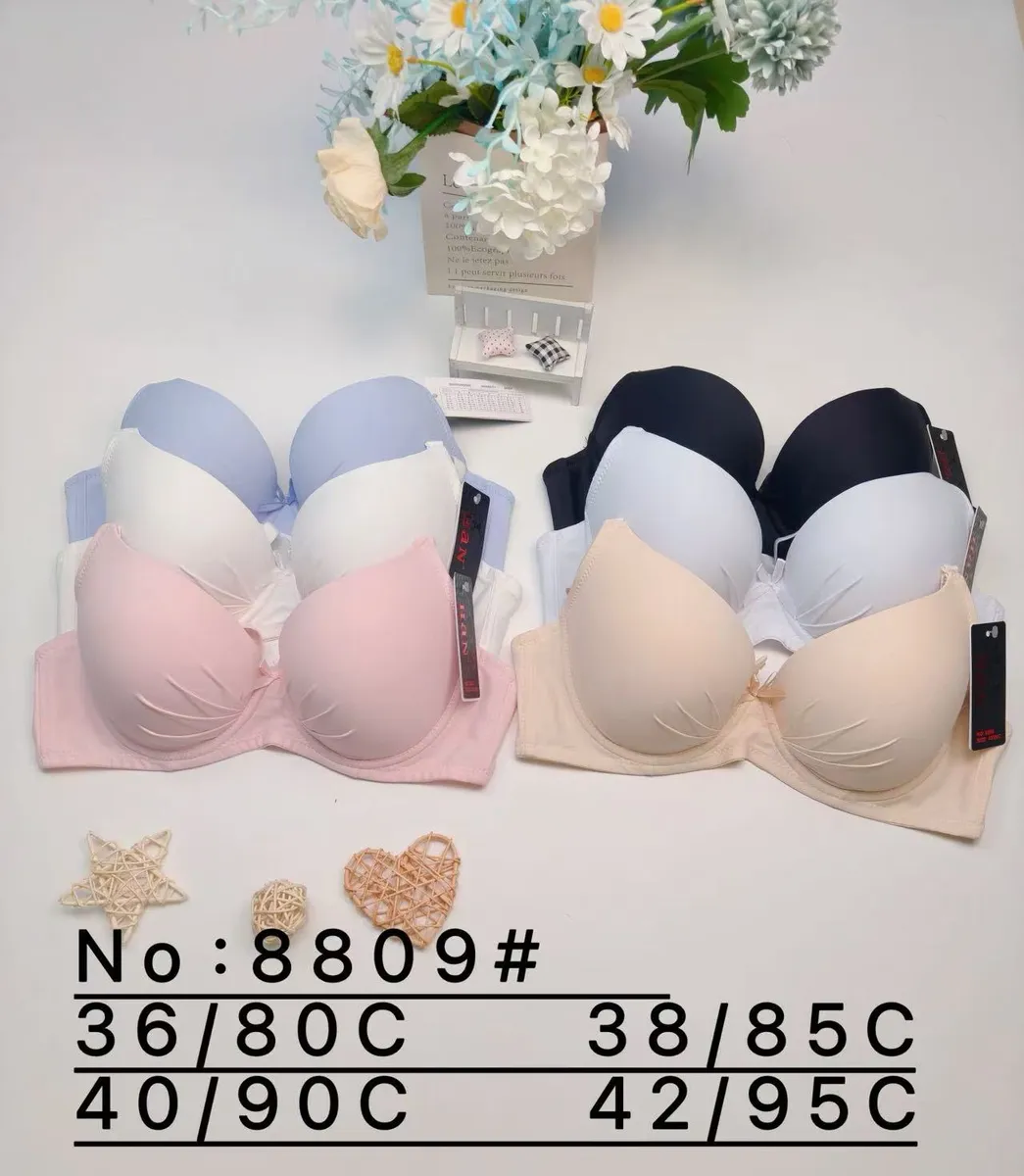 Biustonosze push-up damskie beżowe i kolorowe 36/80C-42/95C