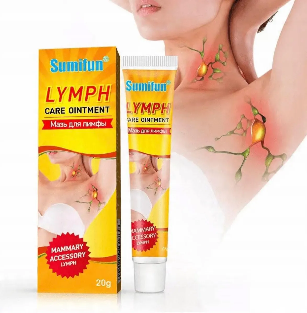 Maść SUMIFUN do Drenażu Limfatycznego Gorąca 20g