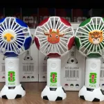 Mini wentylator ręczny piłka nożna z motywami zwierząt