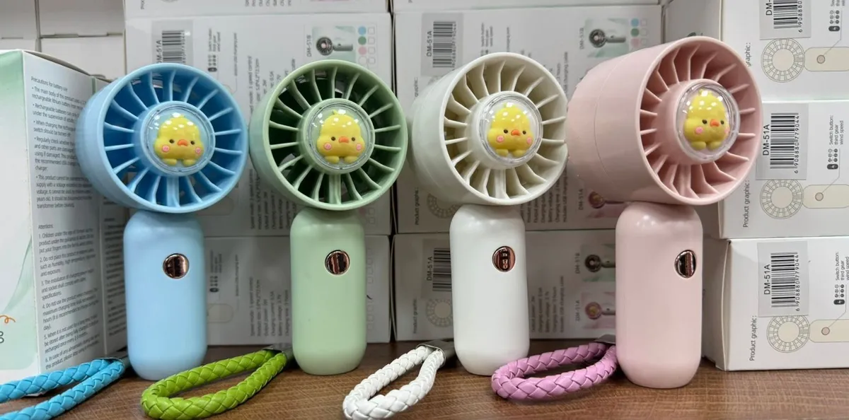 Ręczny wentylator USB z kaczątkiem w 4 kolorach