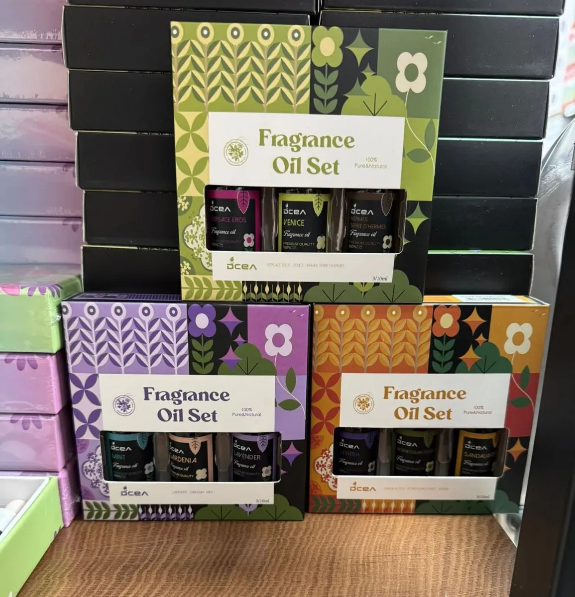 OCEA Fragrance Oil Set 3x3ml Pure Natural