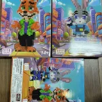 Klocki XINZ Zootopia Lis 5118 1502PCS Judy 5117 1476PCS