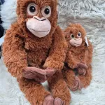 Maskotka Małpka Orangutan Brązowa 66cm pluszowa zabawka