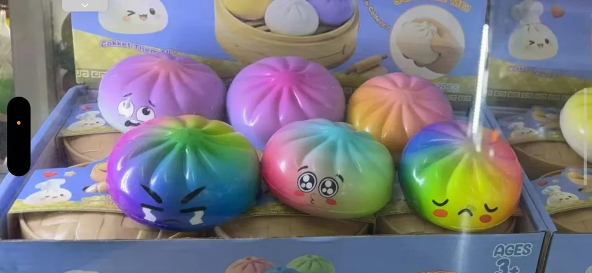Gniotki Antystresowe Shumai Różnokolorowe 3+
