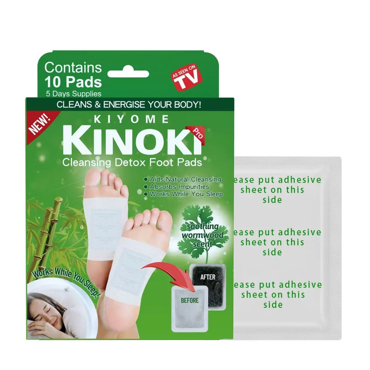 Kiyome Kinonoki Pro Detoksowe plastry na stopy 10 szt