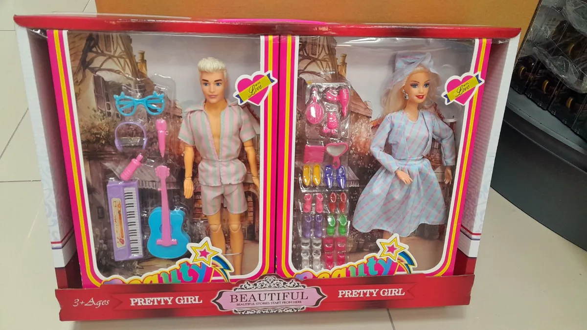 Zestaw Lalek Pretty Girl Blond Chłopak 3+ lat